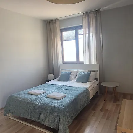 דירה Przytulny W Centrum Z Tarasem קרקוב