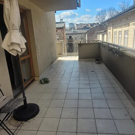 公寓 Przytulny W Centrum Z Tarasem 克拉科夫